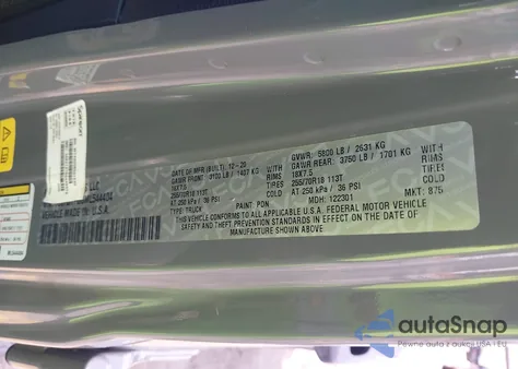 2021 Jeep Gladiator Overland 4X4 from USA, damaged, VIN 1C6HJTFG0ML544404